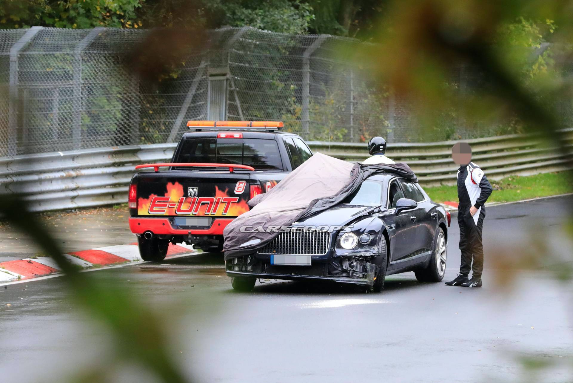 Bentley Testers Had An Oopsie On The ‘Ring Crashing 2020 Flying Spur Prototype