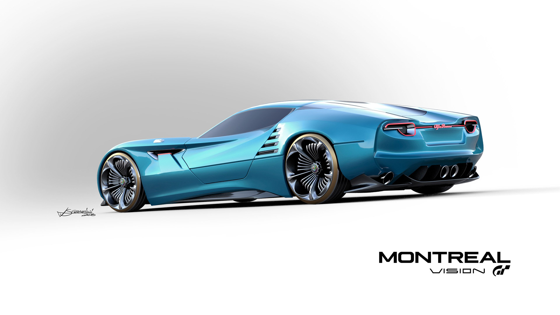 Alfa Romeo Montreal Vision GT Concept Is Pure Sex On Wheels