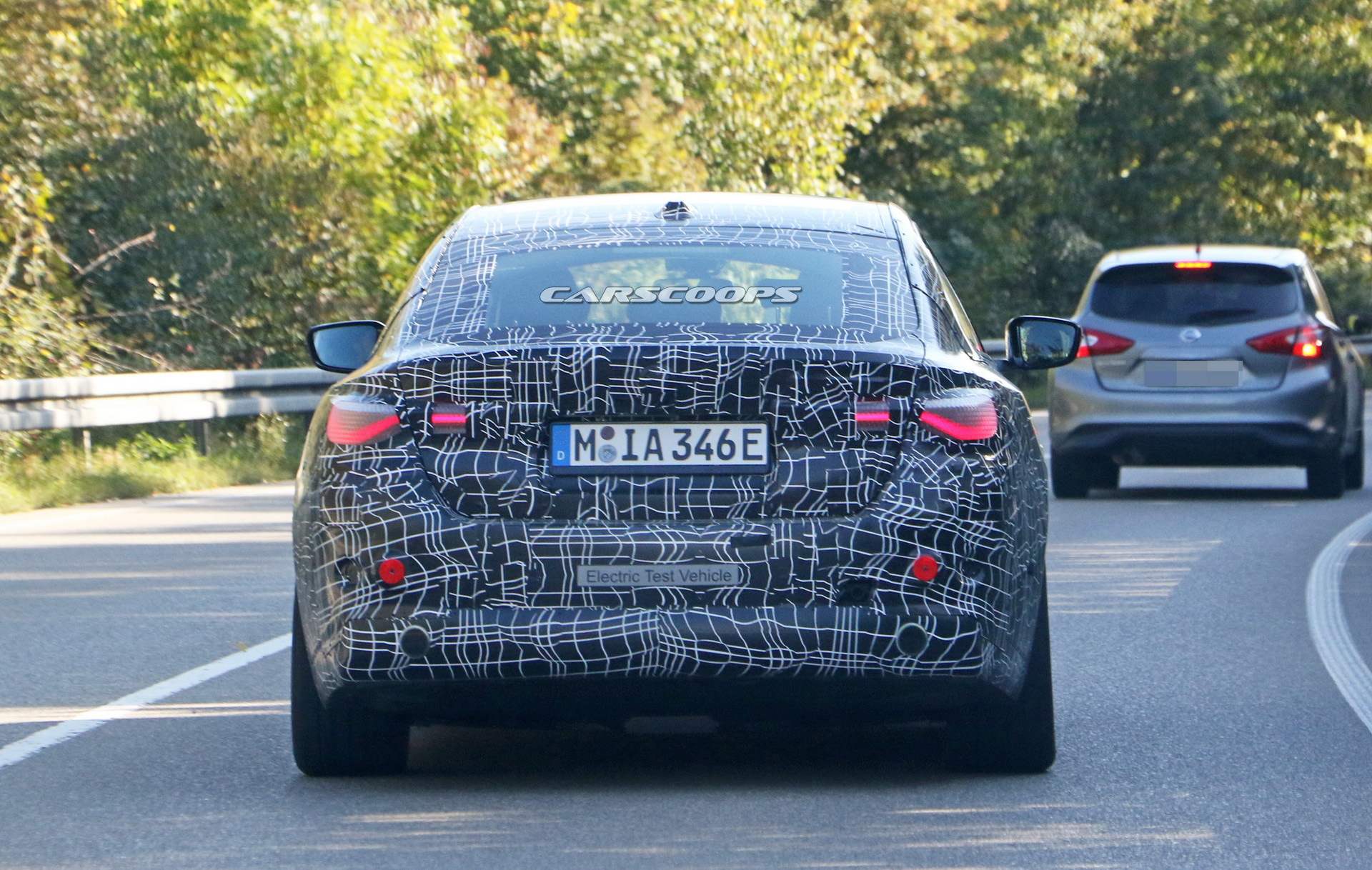2021 BMW i4 Straps On Production Light Units, Front And Rear