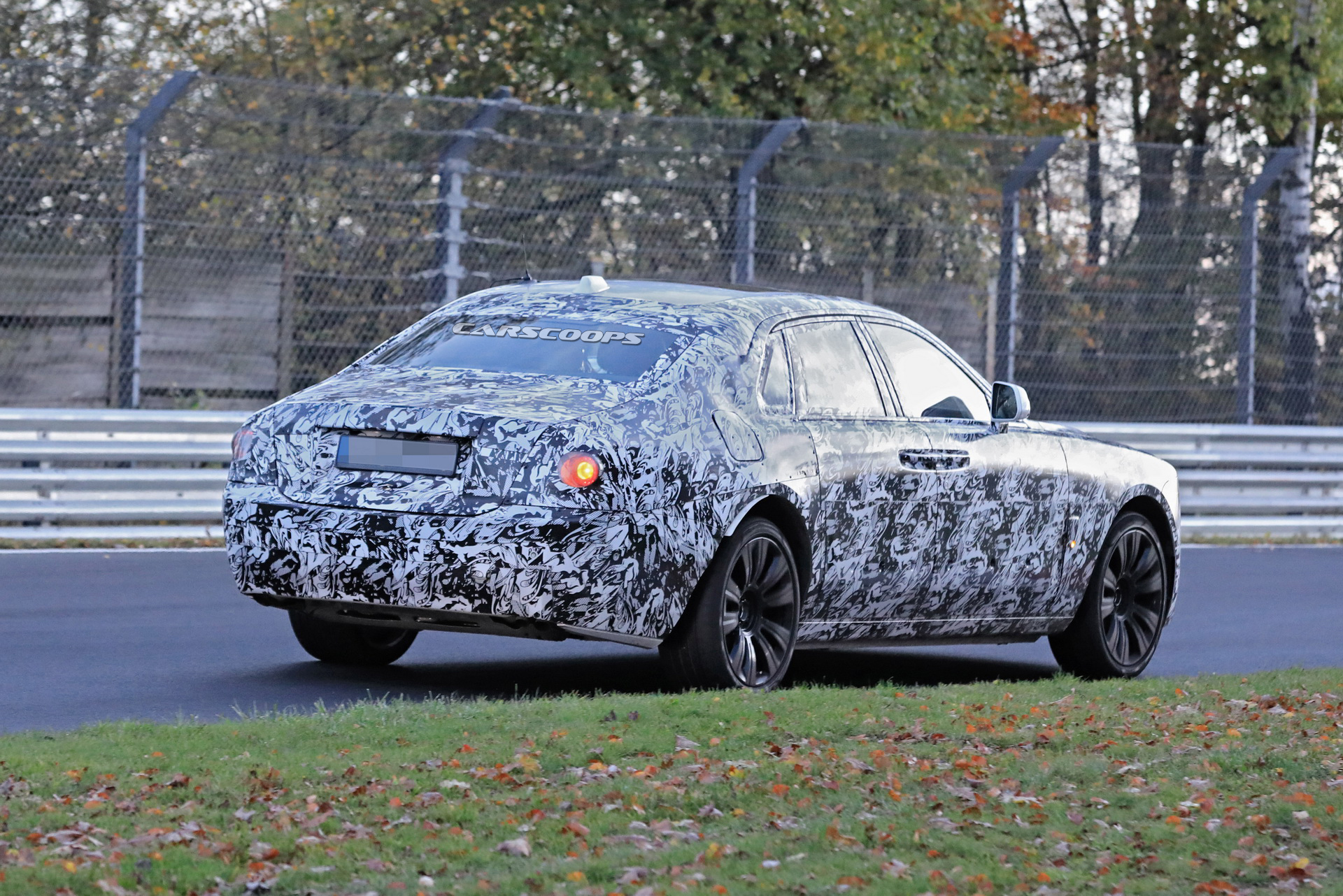 2021 Rolls Royce Ghost Tests Its New Platform On The Nurburgring