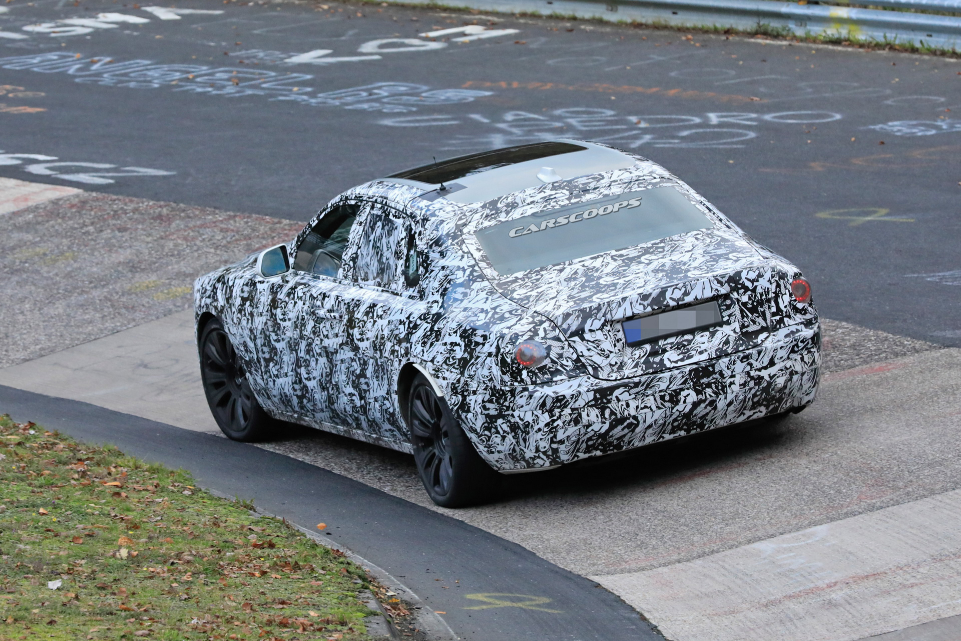 2021 Rolls Royce Ghost Tests Its New Platform On The Nurburgring