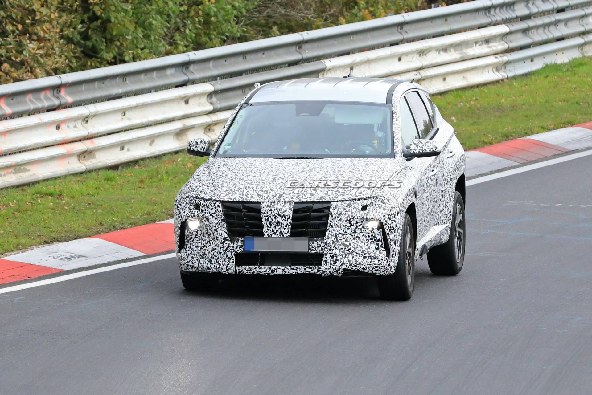 2021 Hyundai Tucson Starts Dropping Camo, Revealing Funky Grille