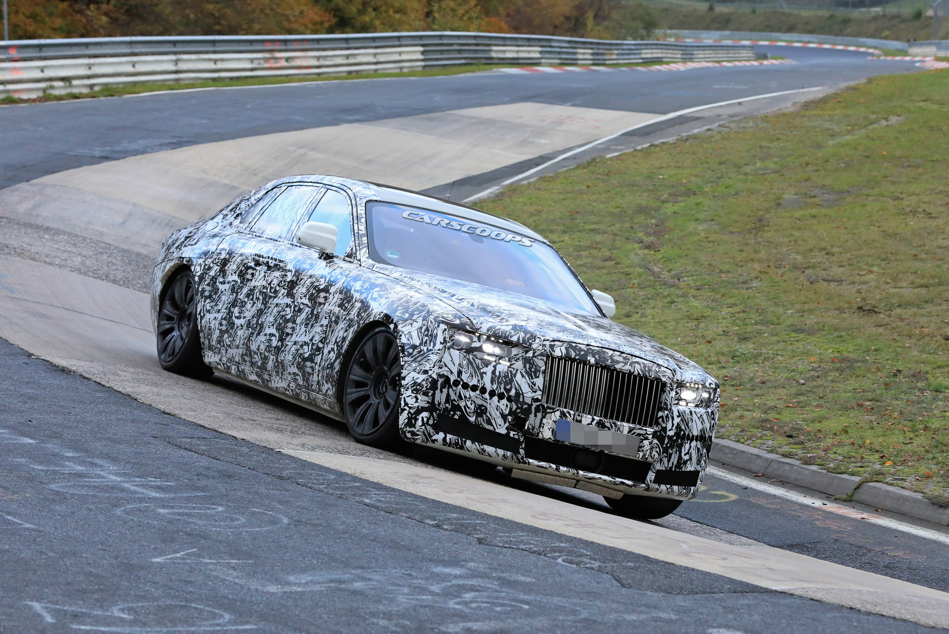 2021 Rolls Royce Ghost Tests Its New Platform On The Nurburgring