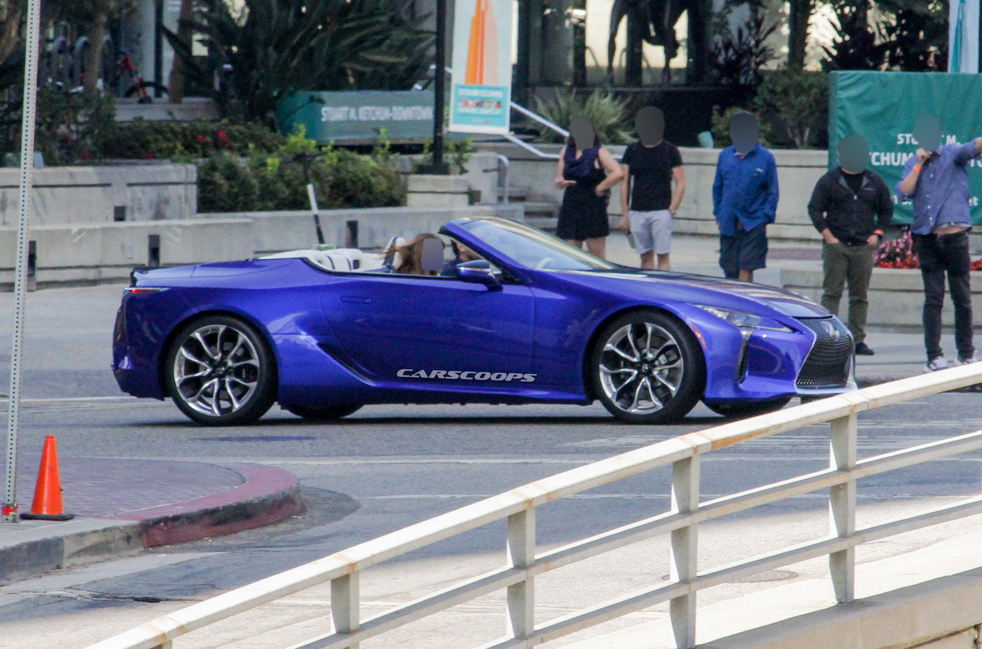 2020 Lexus LC Convertible Spotted Undisguised During Photoshoot On The Street