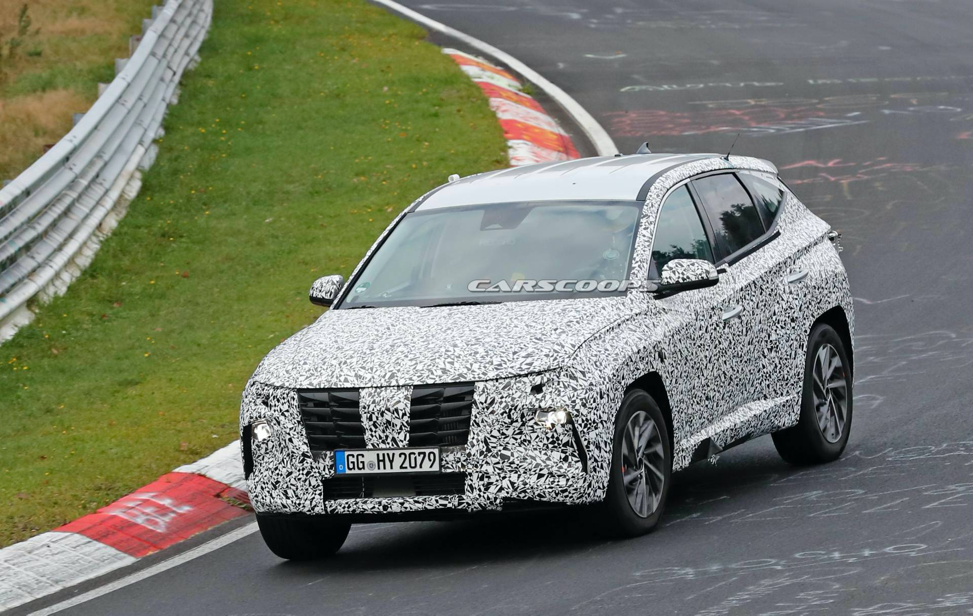 2021 Hyundai Tucson Starts Dropping Camo, Revealing Funky Grille