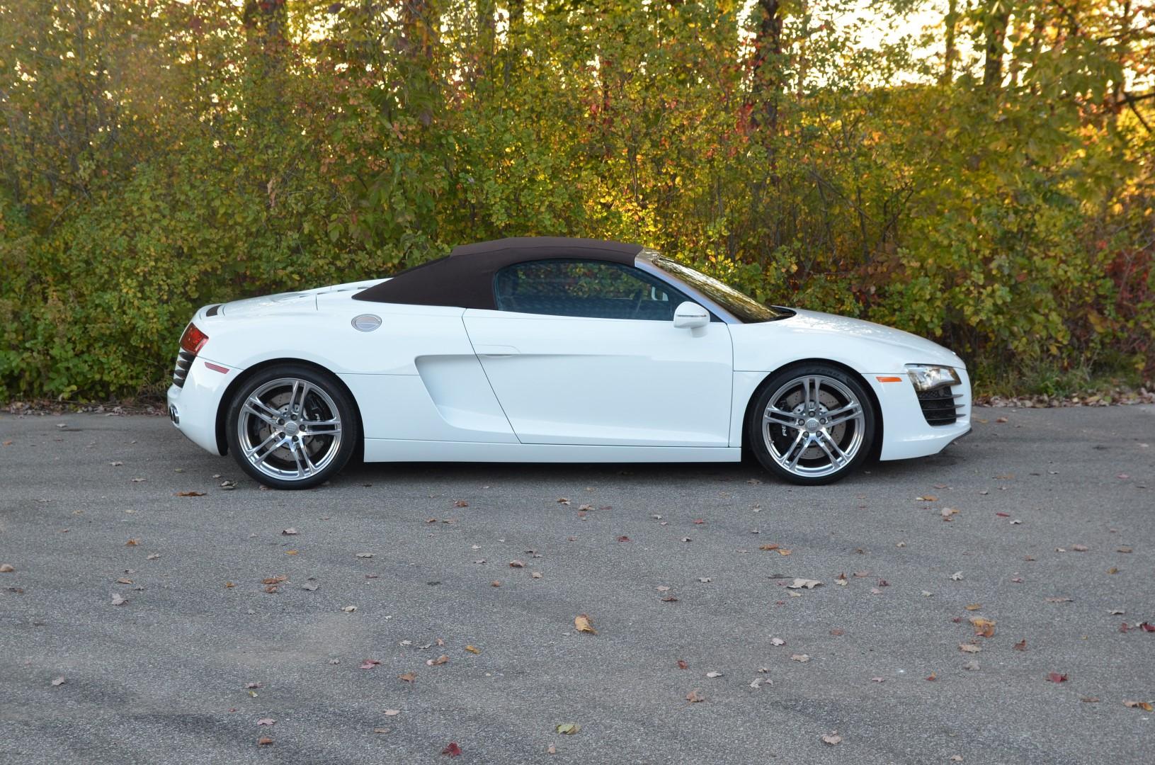 Turn Heads With This 2011 Audi R8 Spyder And Enjoy Its V8 And Six-Speed Manual