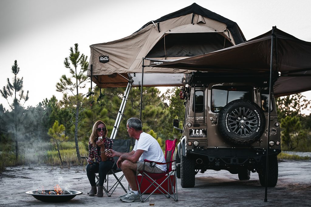 ECD’s Land Rover Defender Project Invictus Is An LS3-Powered Tent On Wheels