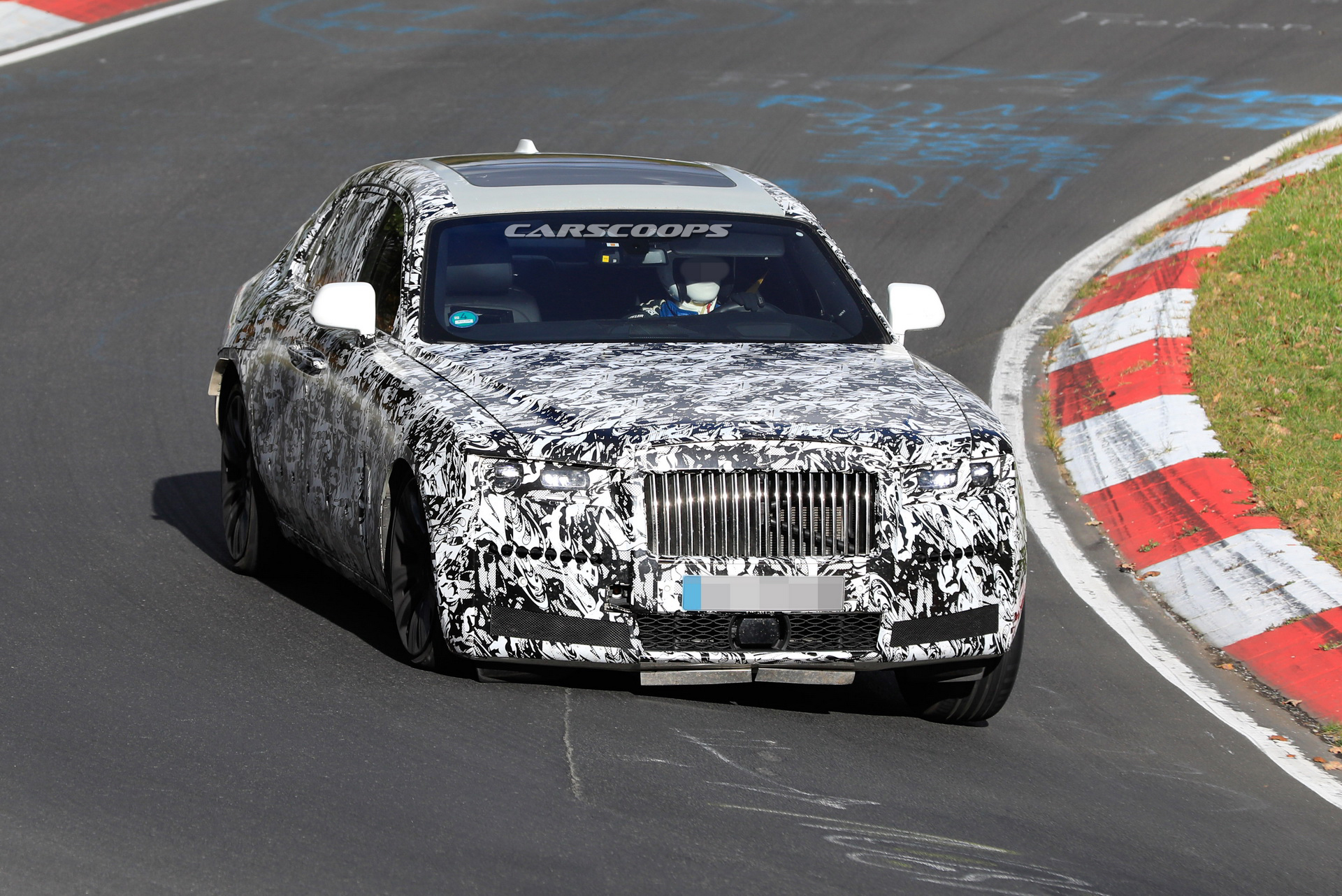 2021 Rolls Royce Ghost Tests Its New Platform On The Nurburgring