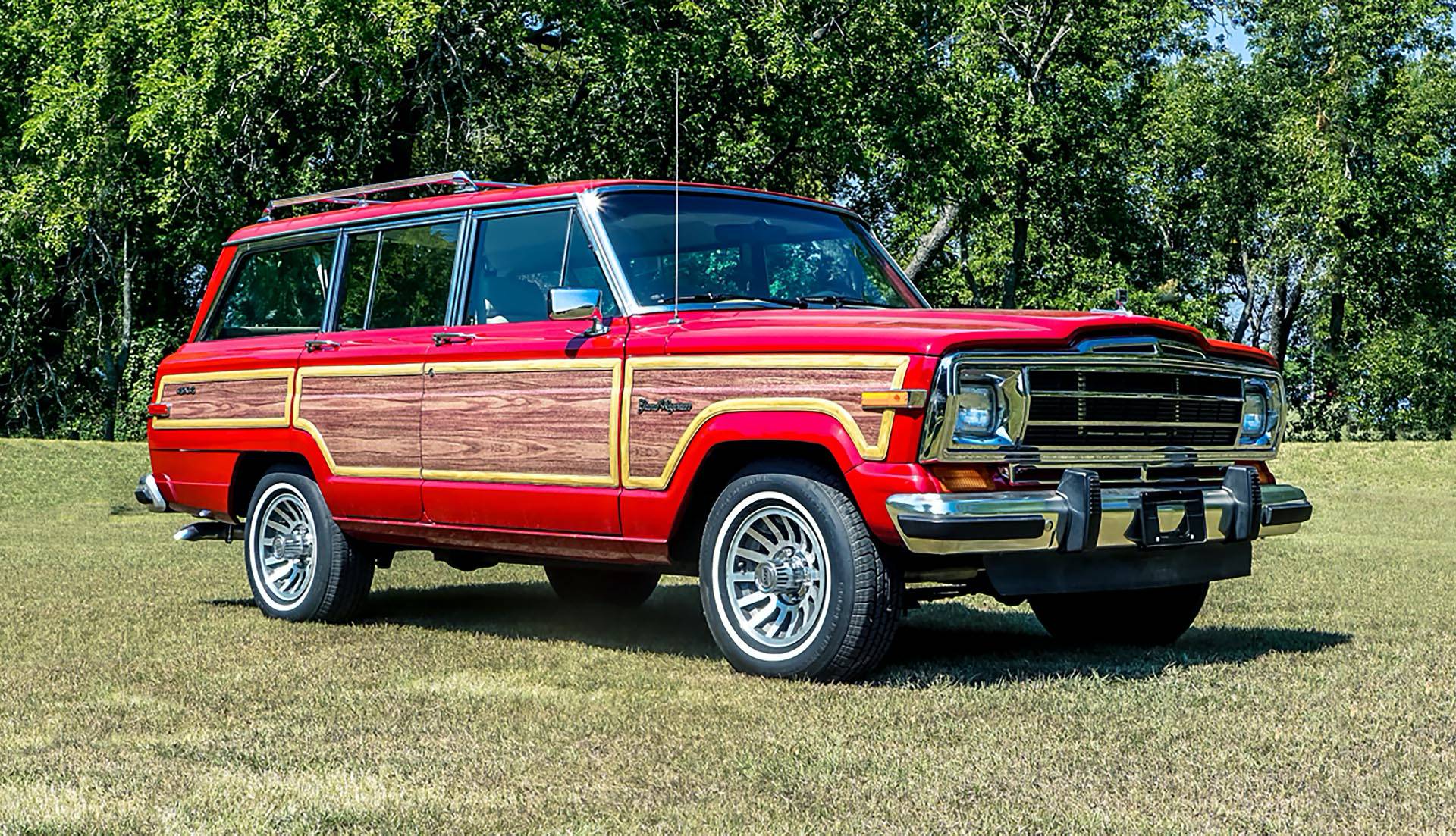 1989 Jeep Grand Wagoneer Woody Looks All Original But Hides 707 HP Hellcat V8