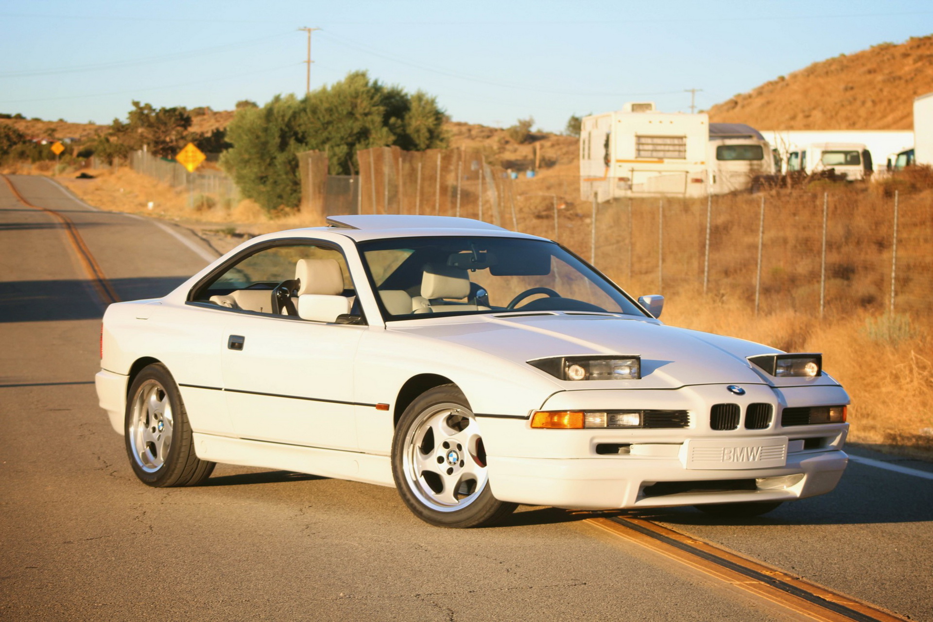 White On White 1995 BMW 850 CSi Is A Pure Unicorn With M Genes