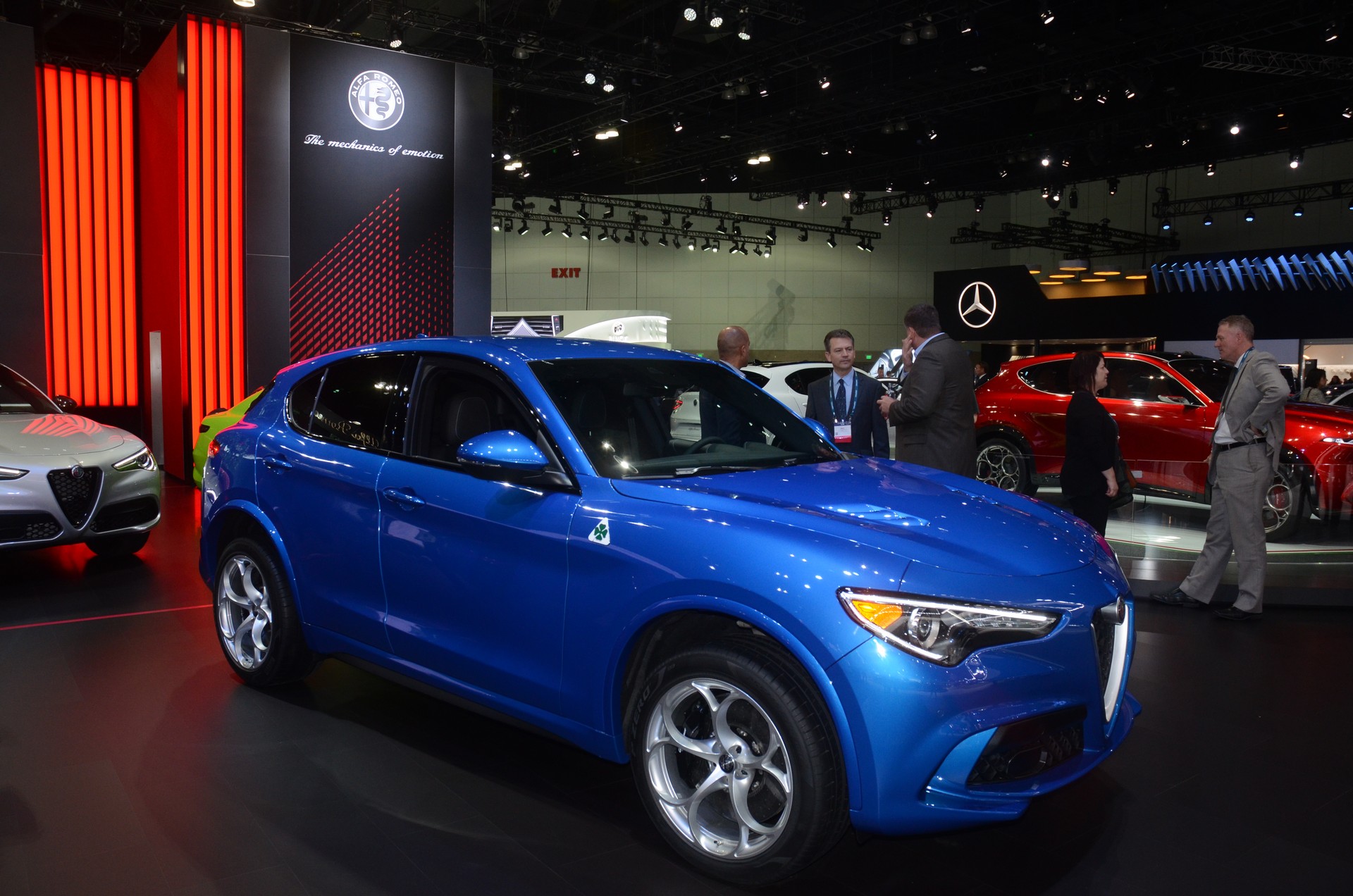 Neon-Green Giulia Quadrifoglio Steals The Lime Light At Alfa’s LA Stand