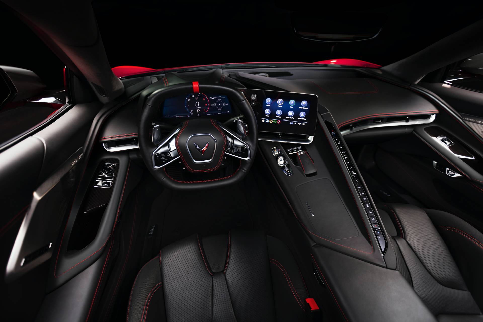 Official Chevy Sketch Hints At C8 Corvette Z06’s Cockpit Design