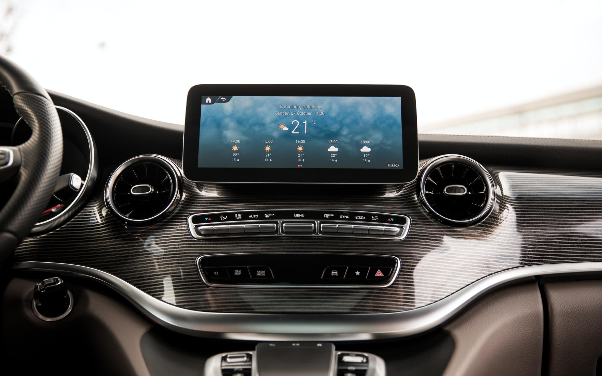 Mercedes-Benz Upgrades V-Class With MBUX Infotainment System