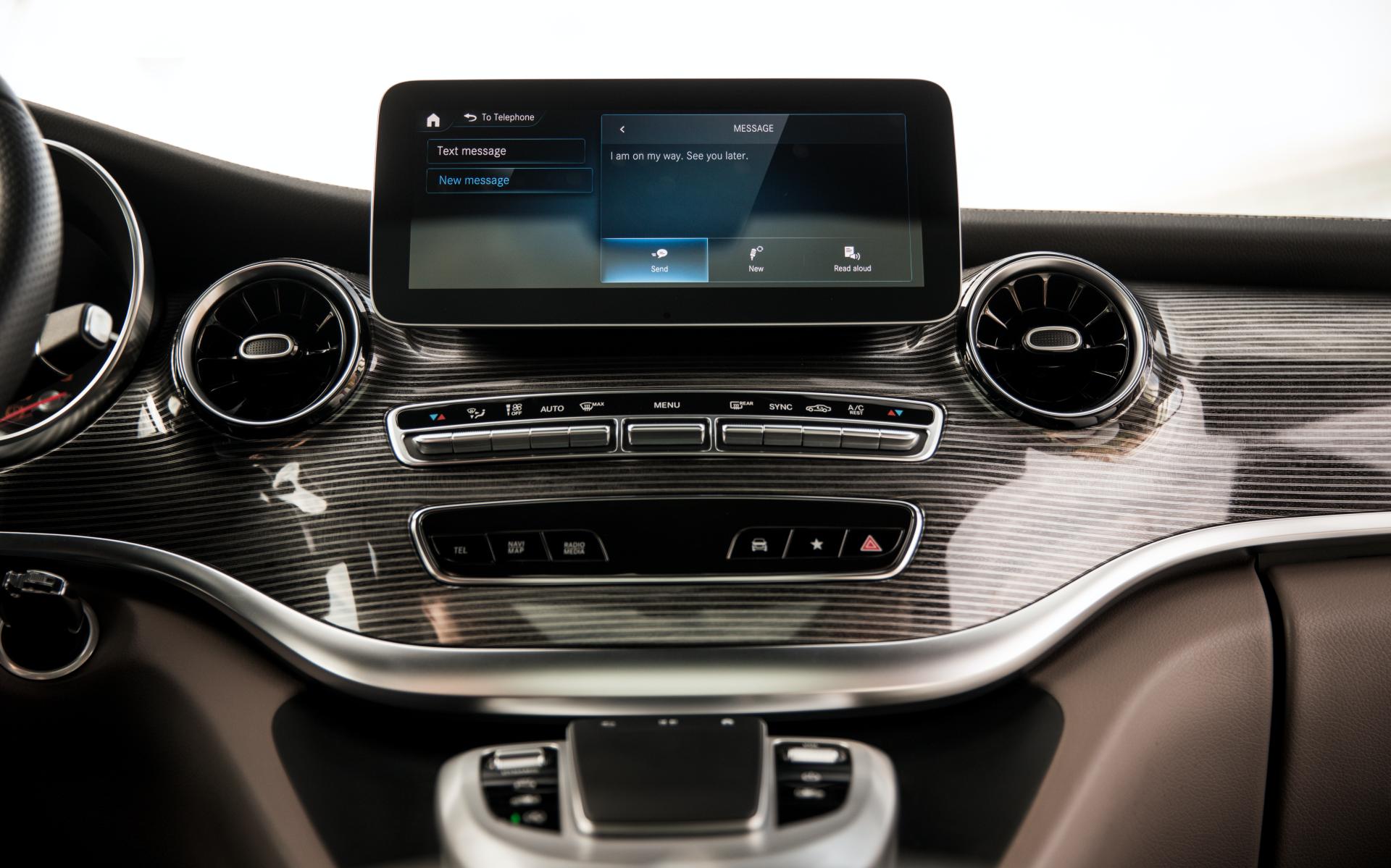 Mercedes-Benz Upgrades V-Class With MBUX Infotainment System