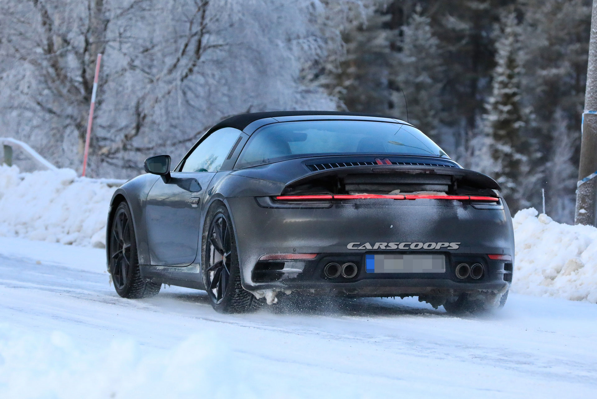 Spied: 2020 Porsche 911 Targa Is Coming With Electric Sliding Top