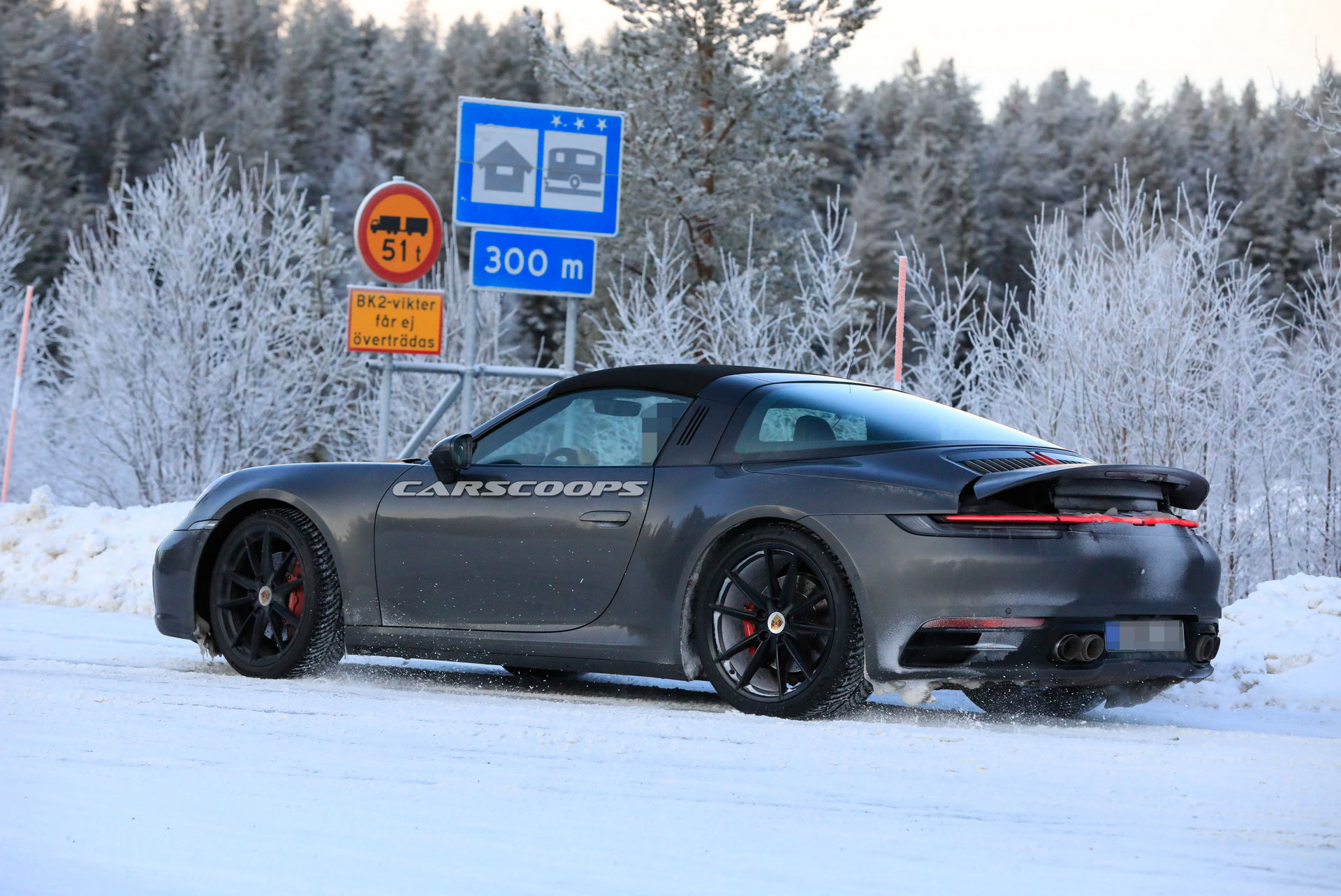 Spied: 2020 Porsche 911 Targa Is Coming With Electric Sliding Top