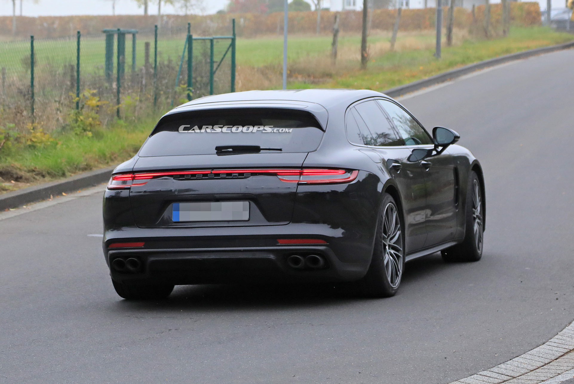 2021 Porsche Panamera Sport Turismo Spied Too, Has A 992 Vibe About It