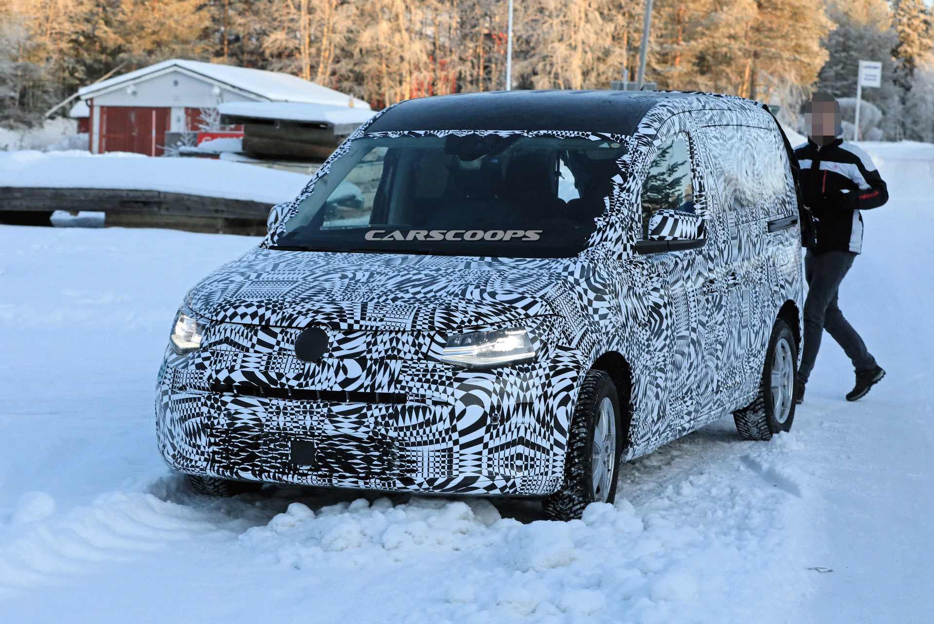 New VW Caddy Previewed In More Realistic Sketches Ahead Of February Debut