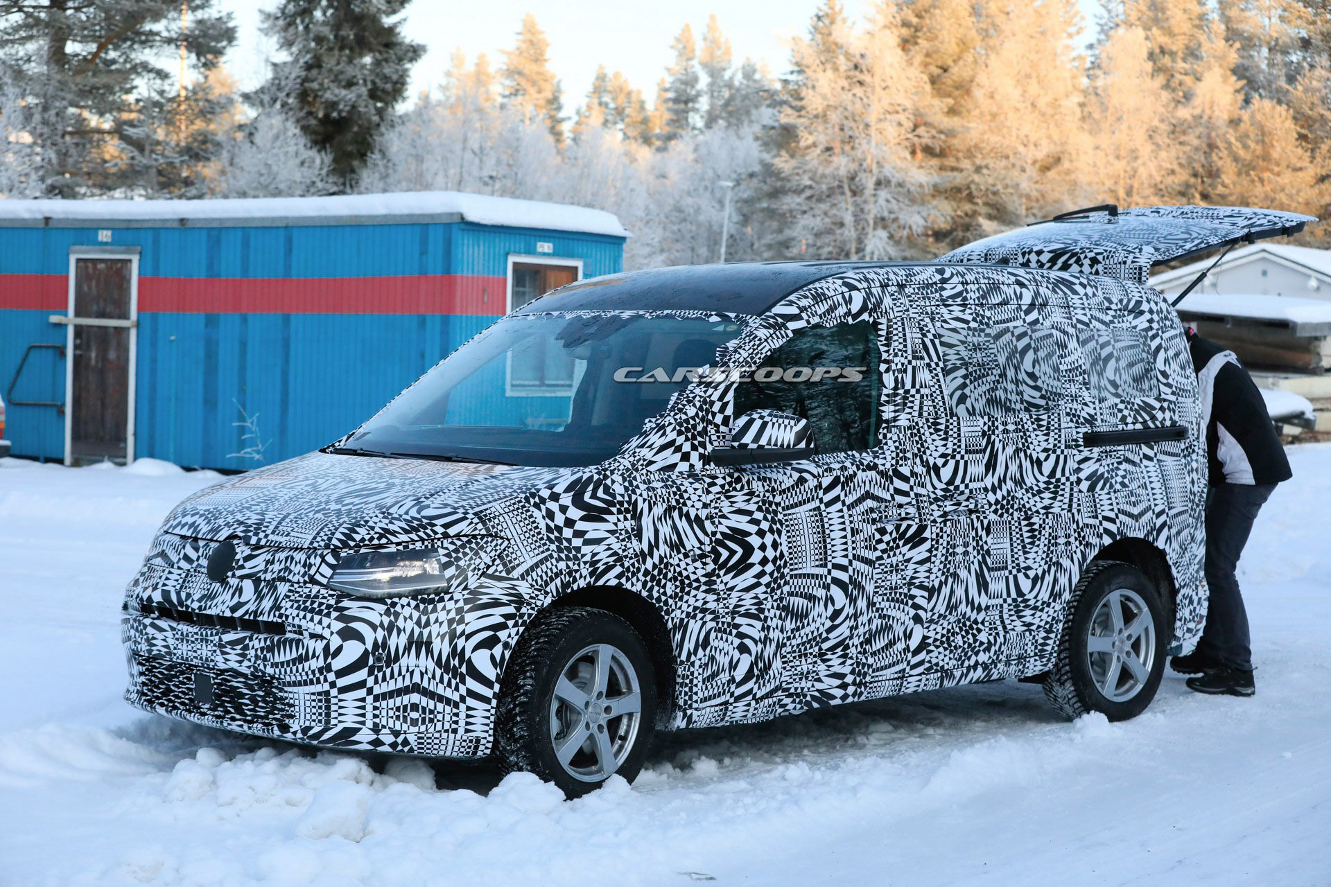 New VW Caddy Previewed In More Realistic Sketches Ahead Of February Debut