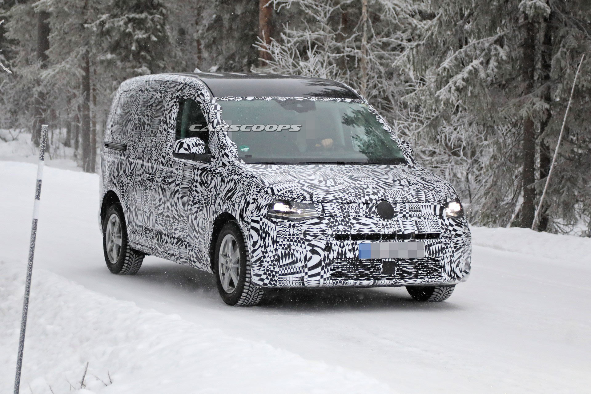 New VW Caddy Previewed In More Realistic Sketches Ahead Of February Debut