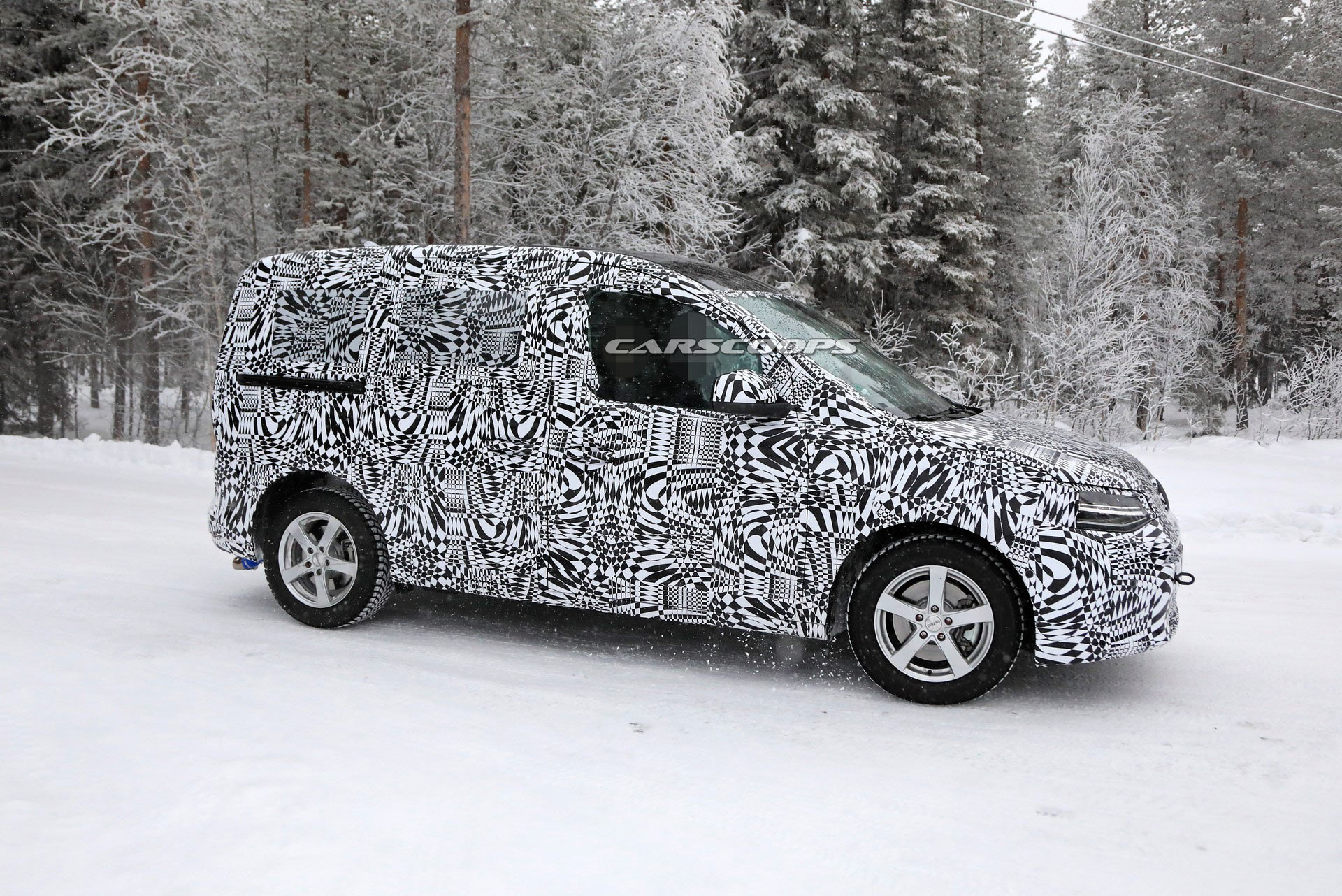 New VW Caddy Previewed In More Realistic Sketches Ahead Of February Debut