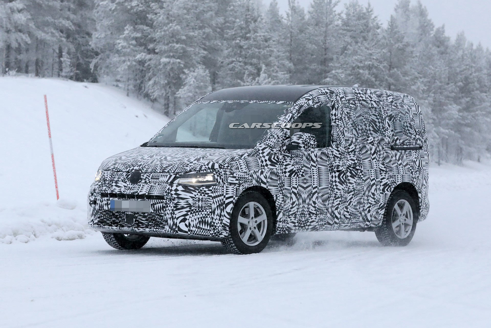 New VW Caddy Previewed In More Realistic Sketches Ahead Of February Debut