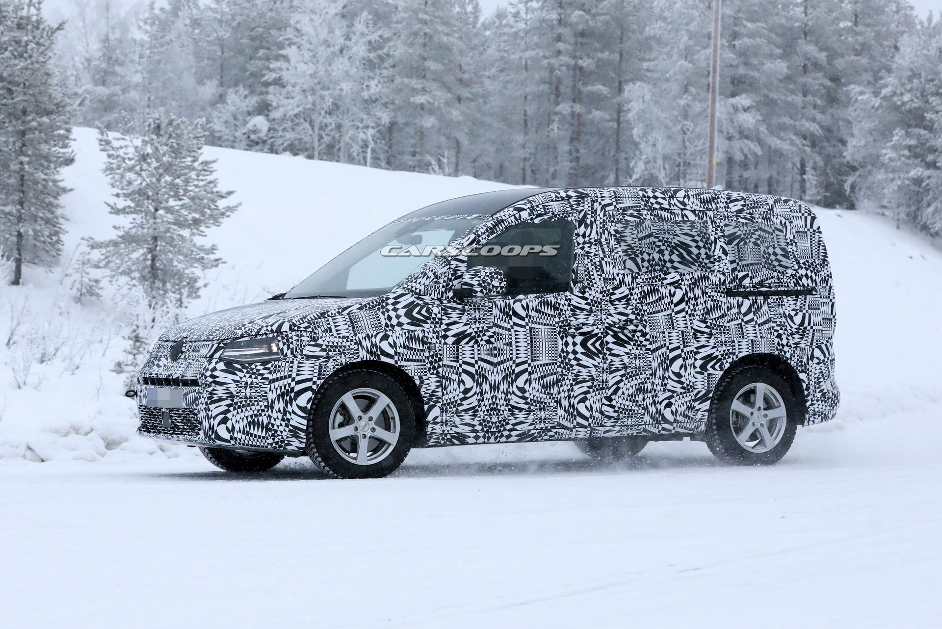 New VW Caddy Previewed In More Realistic Sketches Ahead Of February Debut
