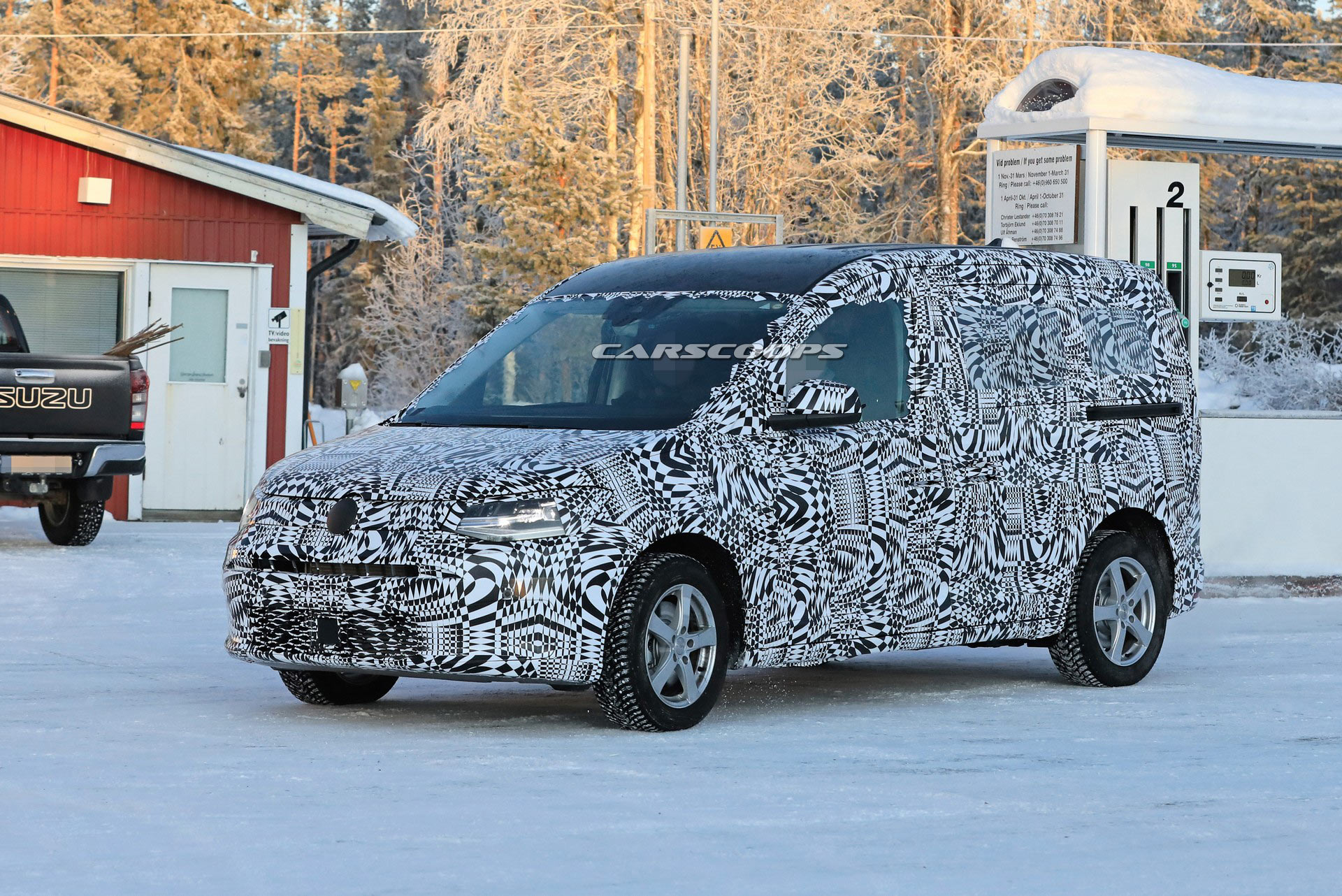 New VW Caddy Previewed In More Realistic Sketches Ahead Of February Debut