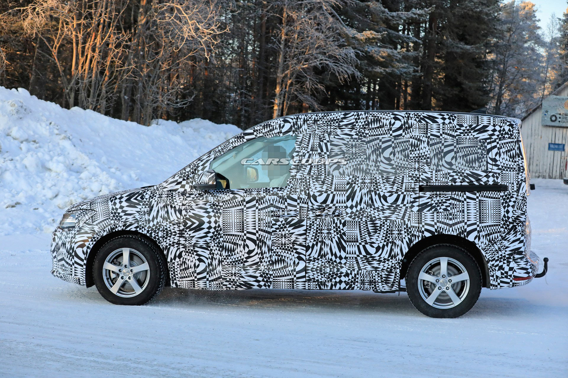 New VW Caddy Previewed In More Realistic Sketches Ahead Of February Debut