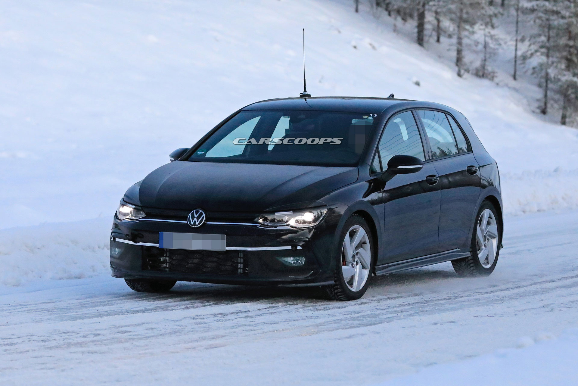 2021 Volkswagen Golf GTI Spied Hiding Sporty Touches