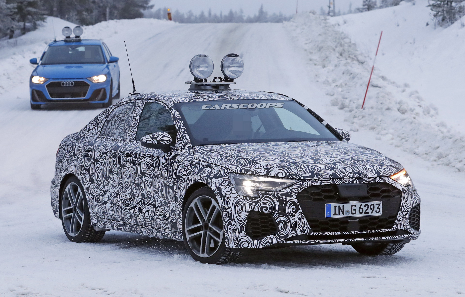Peekaboo! 2021 Audi A3 Sedan Caught Undisguised With Its Skirt Up