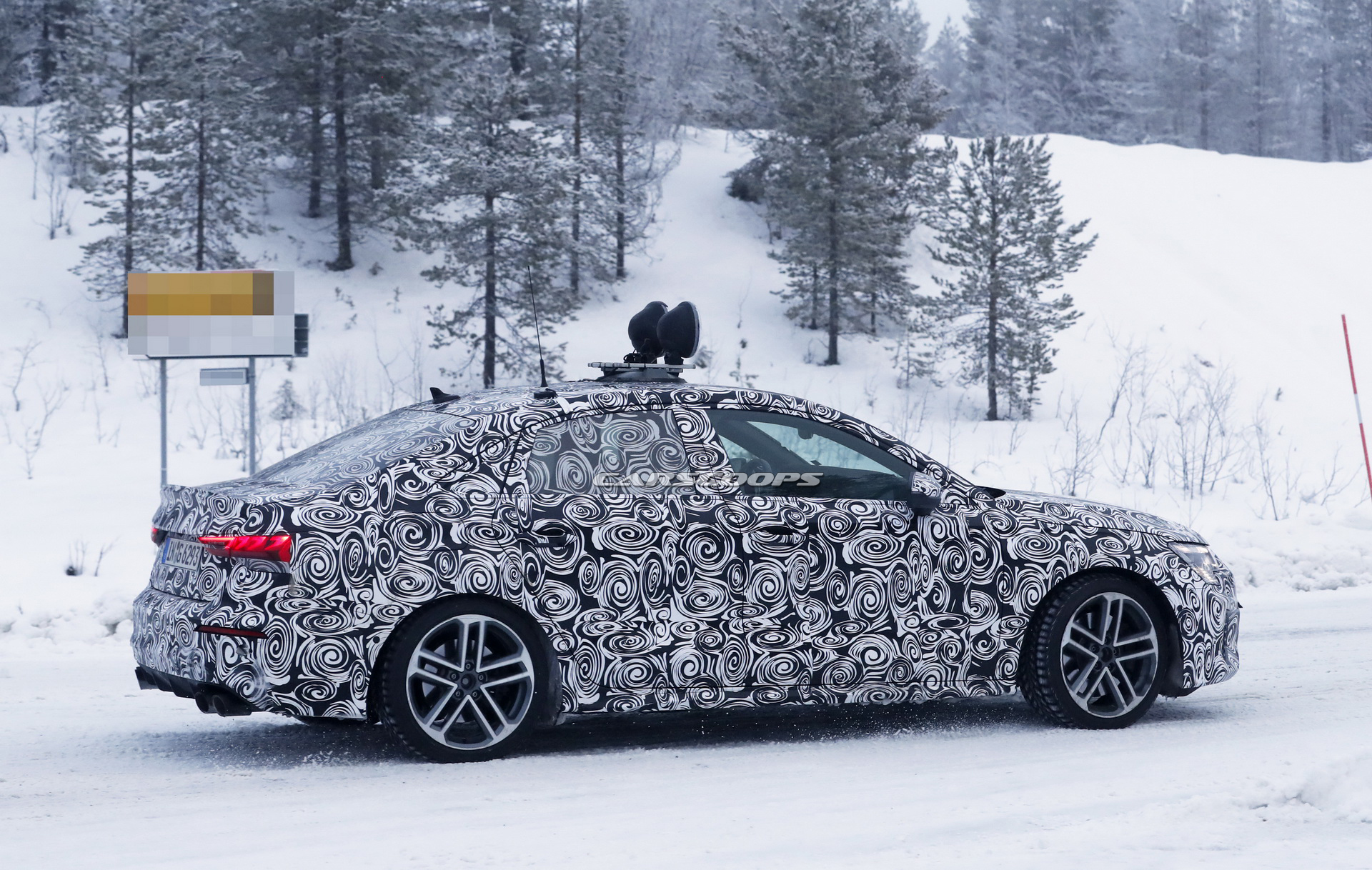 Peekaboo! 2021 Audi A3 Sedan Caught Undisguised With Its Skirt Up