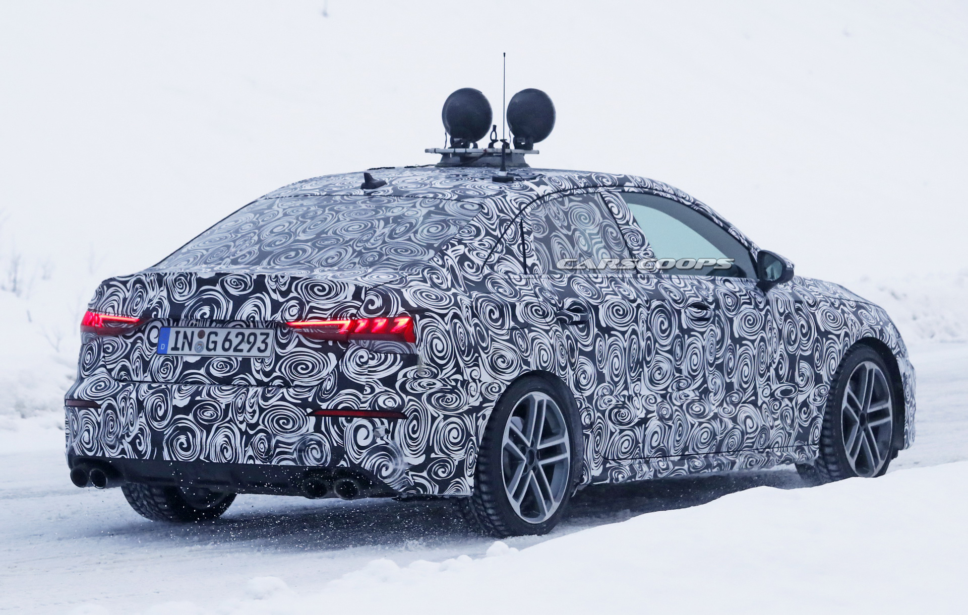 Peekaboo! 2021 Audi A3 Sedan Caught Undisguised With Its Skirt Up