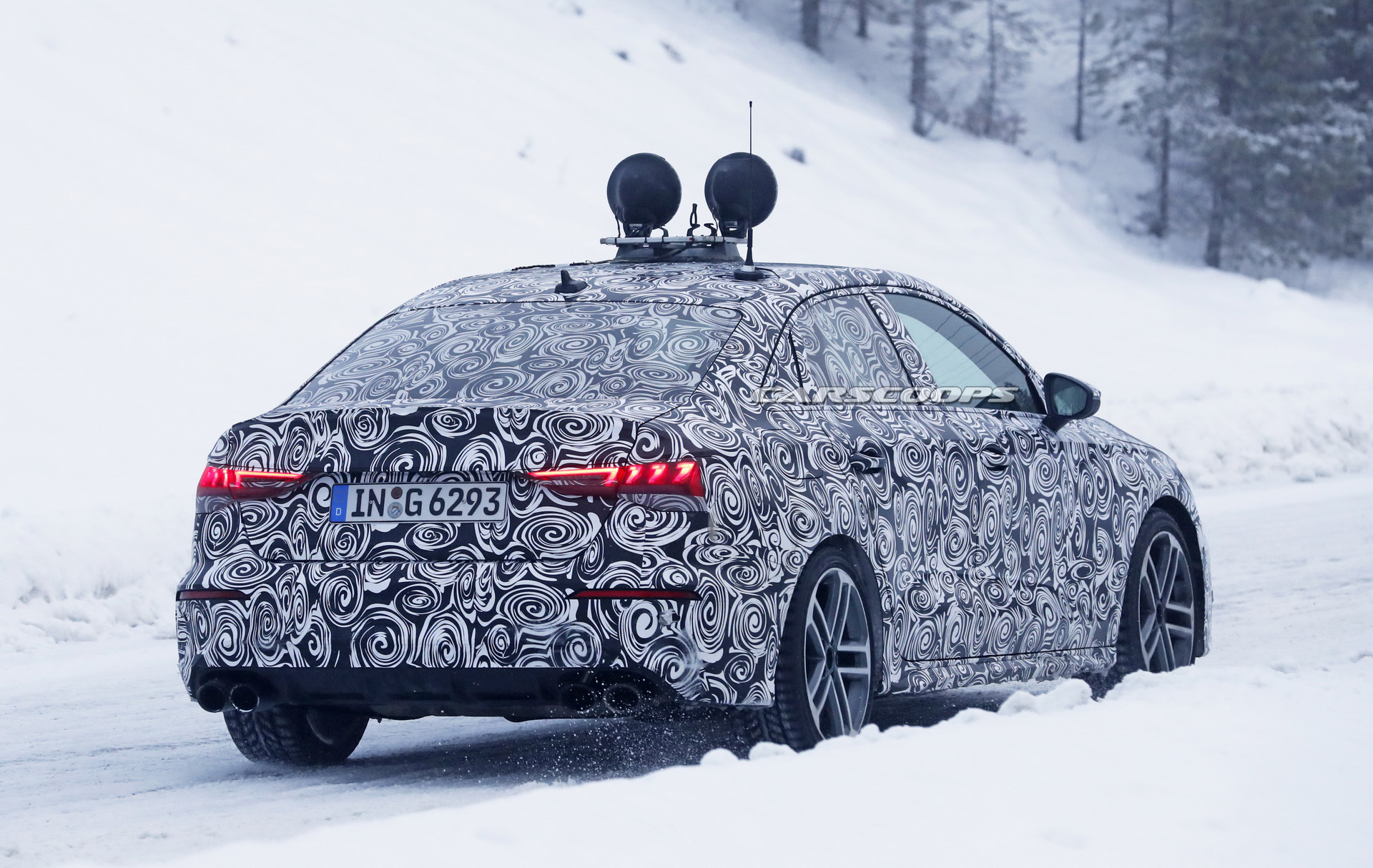 Peekaboo! 2021 Audi A3 Sedan Caught Undisguised With Its Skirt Up