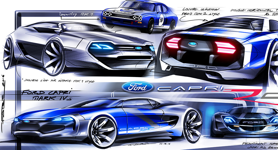 Ford Capri To Make A Return? “Who Would Not Want That?”, Says Design