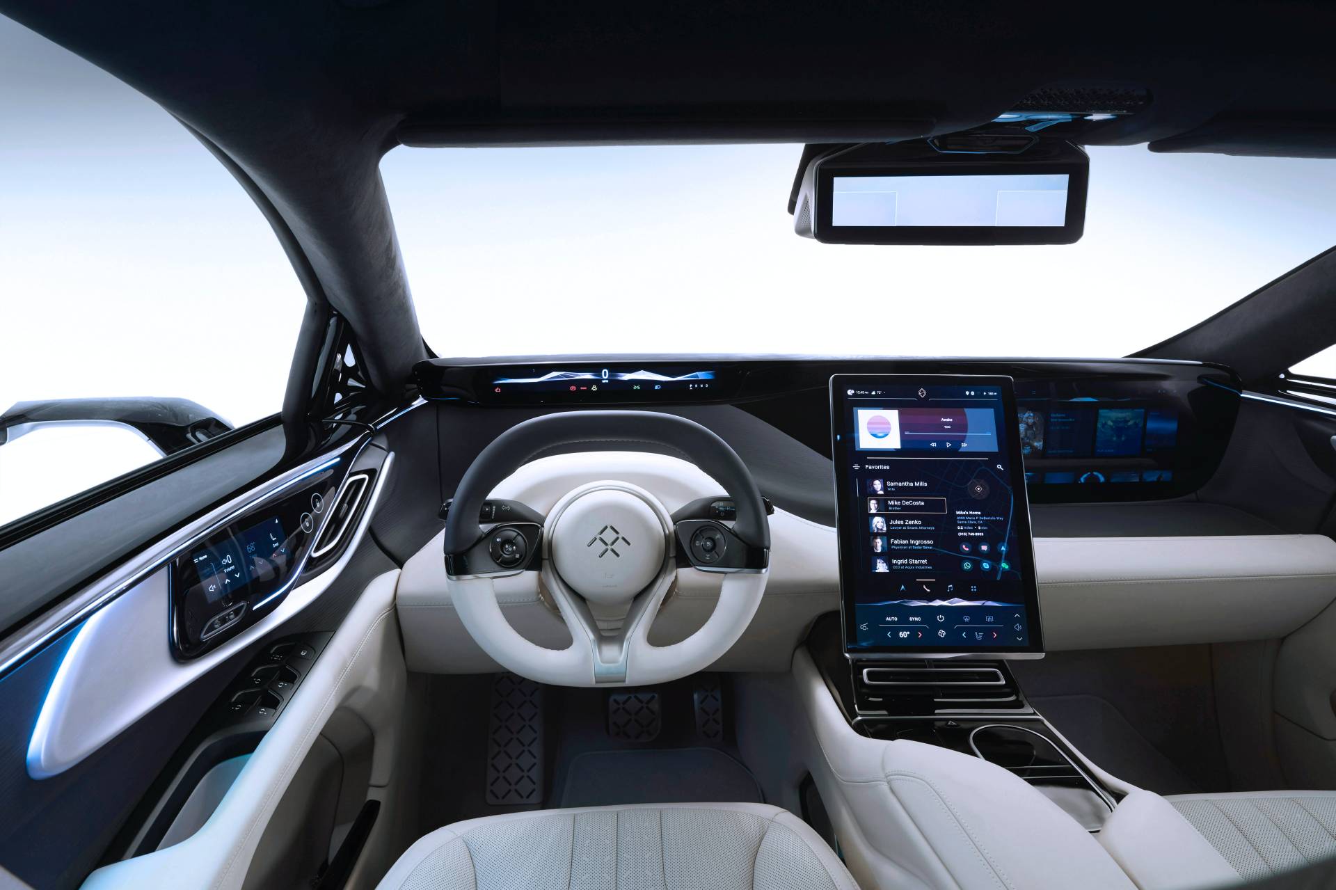 Faraday Future FF 91’s Interior Revealed As A Tech And Luxury Cornucopia
