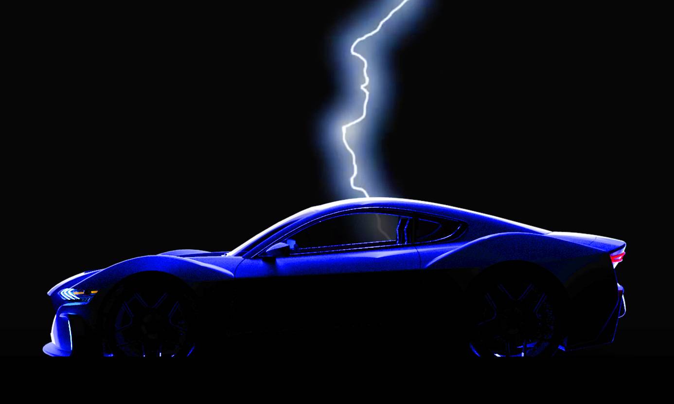 2025 Ford Mustang Electric Study Envisions Muscle Car Of The Near Future