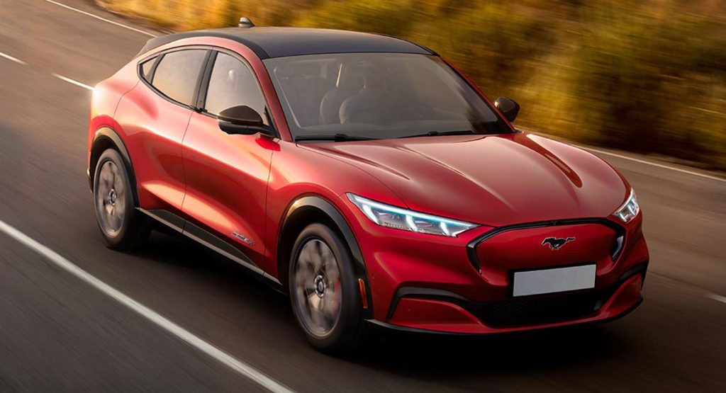 2021 Ford Mustang Mach E Electric Suv Shows Up In Real Life