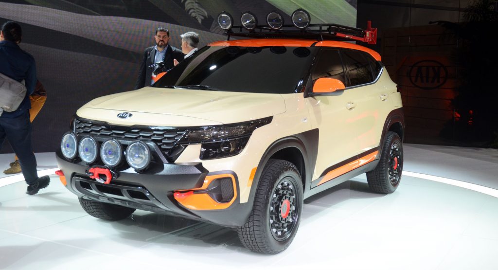  New Kia Seltos Puts On A Tough Guy Act With Rugged X-Line Concepts