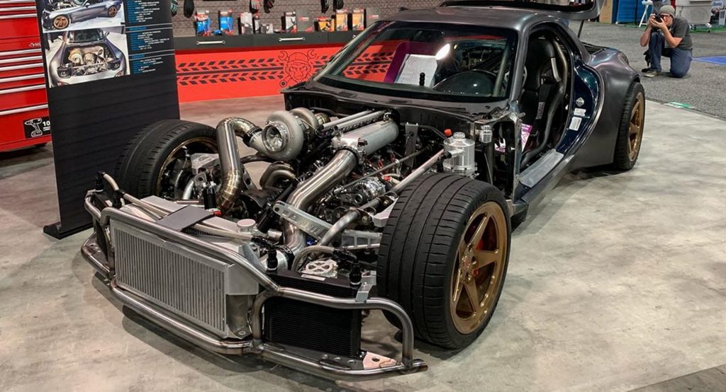  World’s Only AWD Mazda RX-7 With A 4-Rotor Engine Edges Closer To Completion