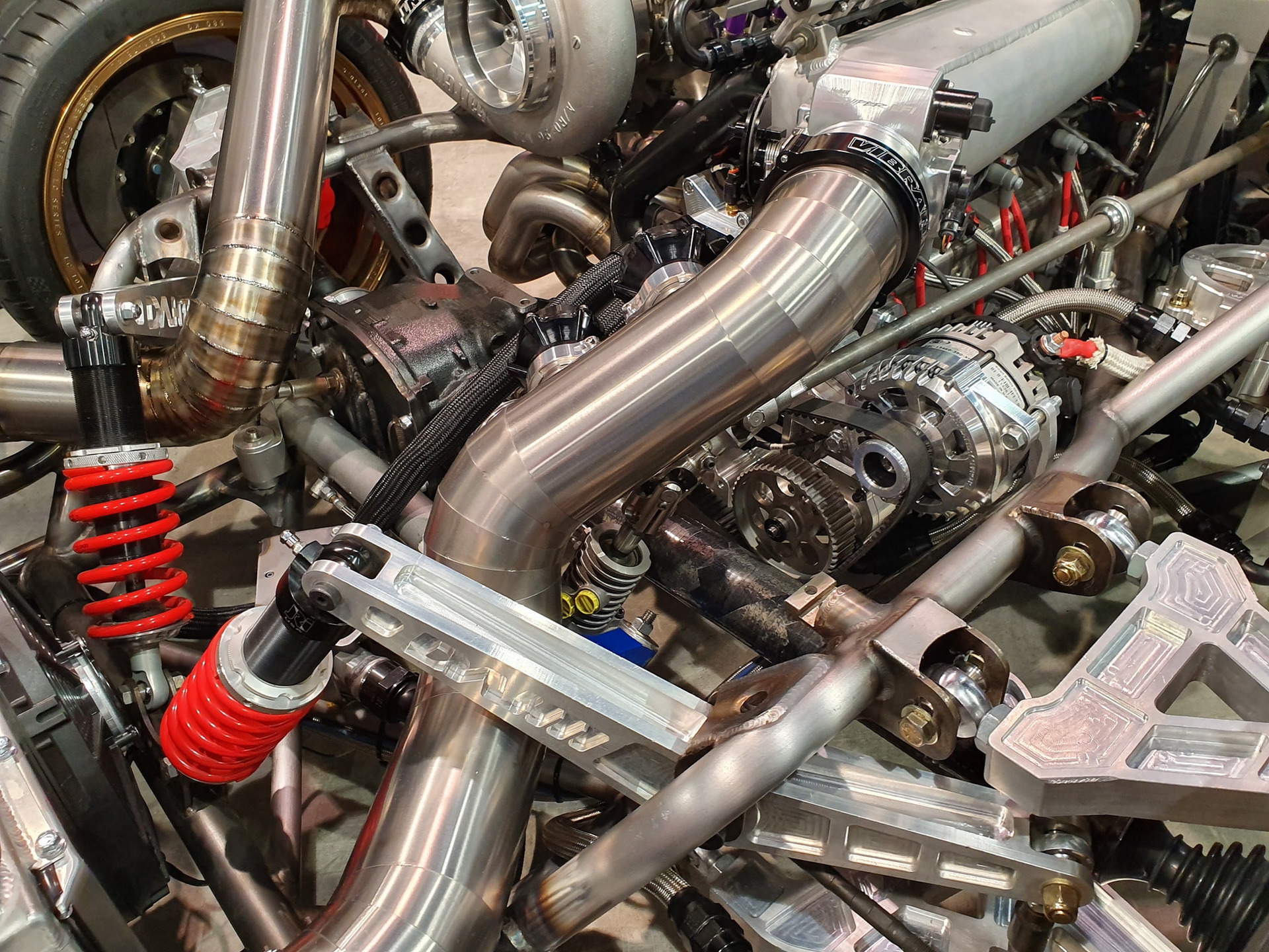 World’s Only AWD Mazda RX-7 With A 4-Rotor Engine Edges Closer To Completion