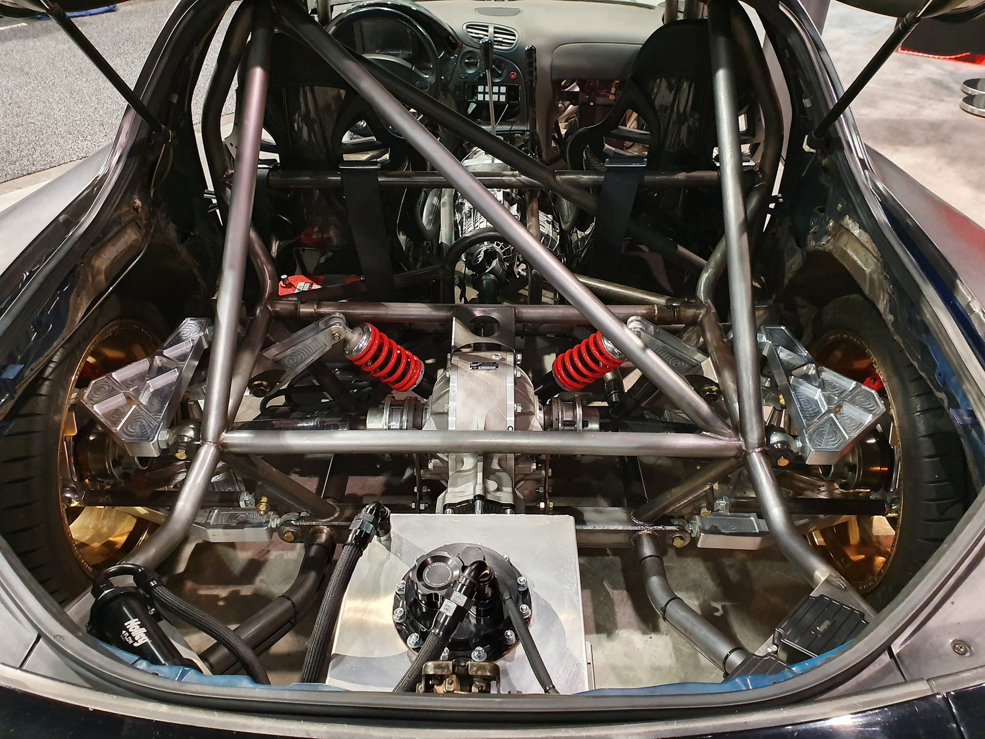 World’s Only AWD Mazda RX-7 With A 4-Rotor Engine Edges Closer To Completion