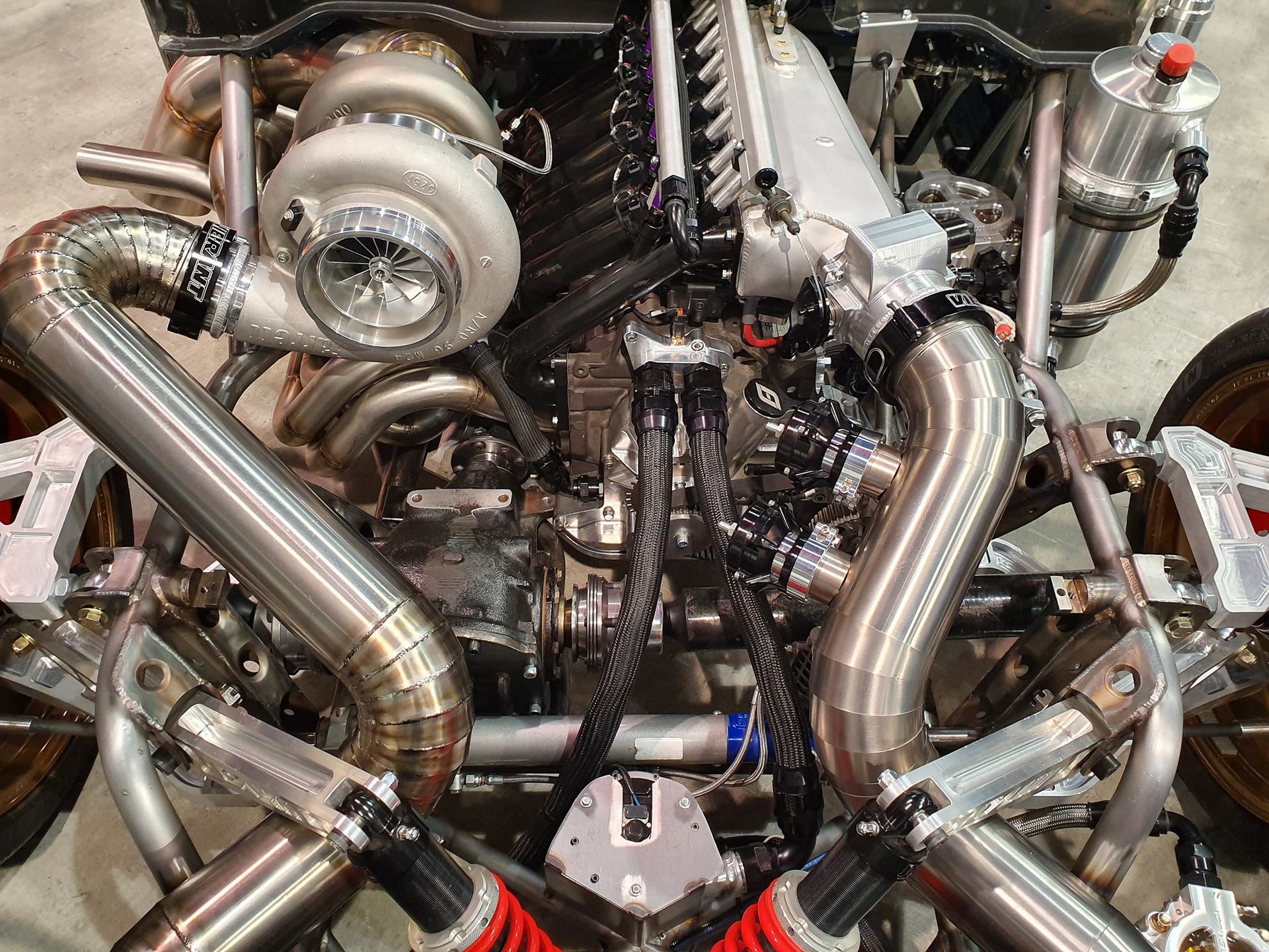 World’s Only AWD Mazda RX-7 With A 4-Rotor Engine Edges Closer To Completion