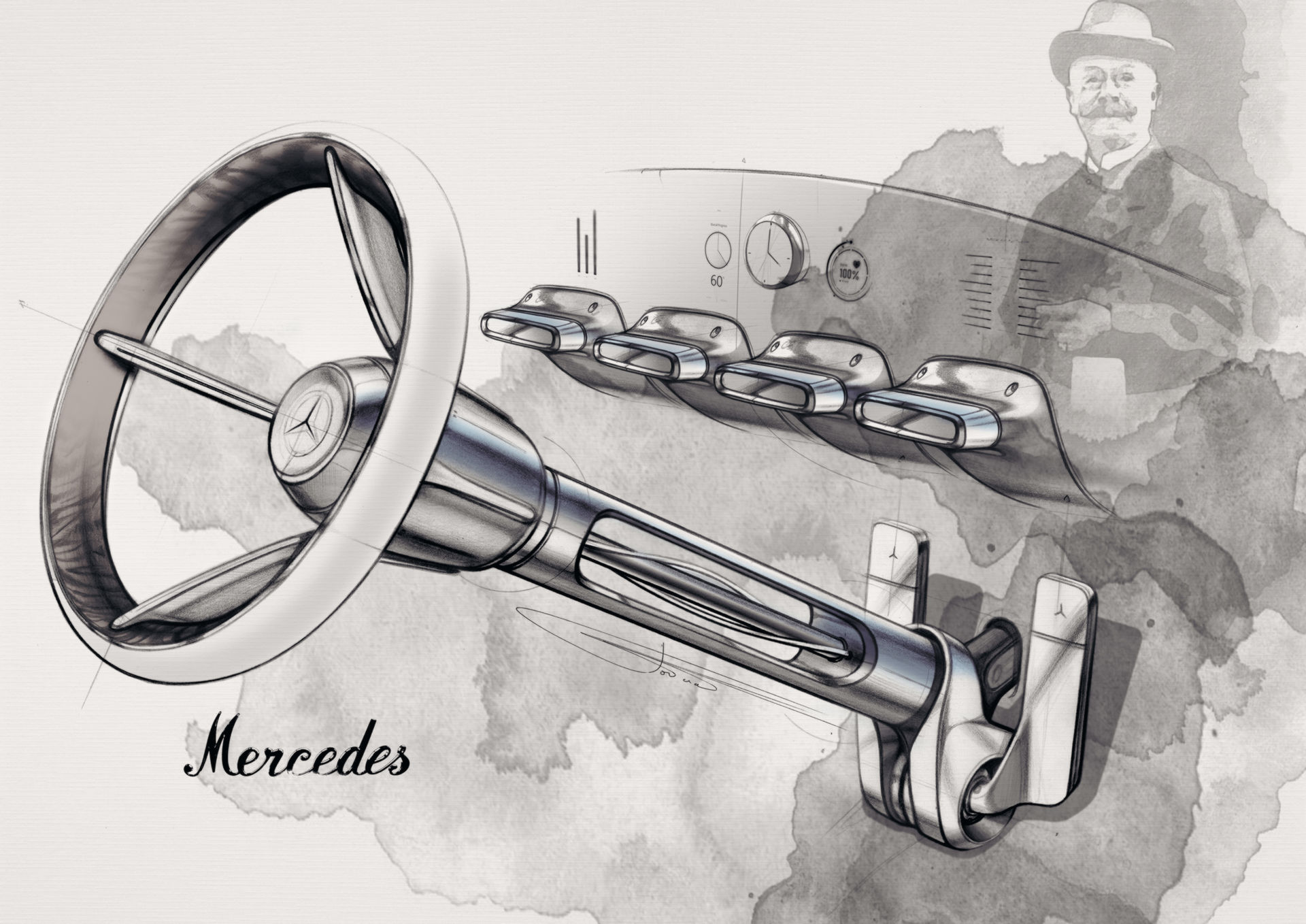 Vision Mercedes Simplex Brings Its Sci-Fi Hot Rod Looks To LA