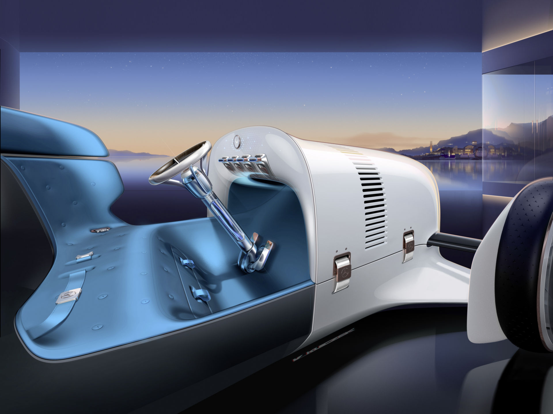 Vision Mercedes Simplex Brings Its Sci-Fi Hot Rod Looks To LA