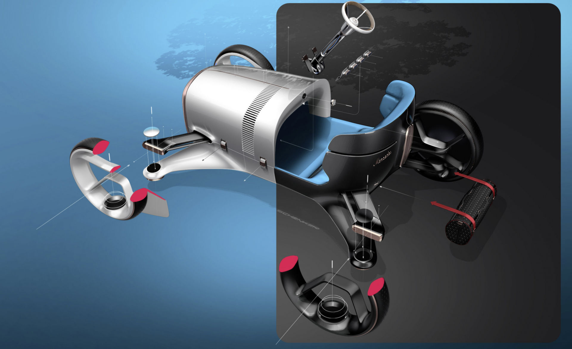 Vision Mercedes Simplex Brings Its Sci-Fi Hot Rod Looks To LA