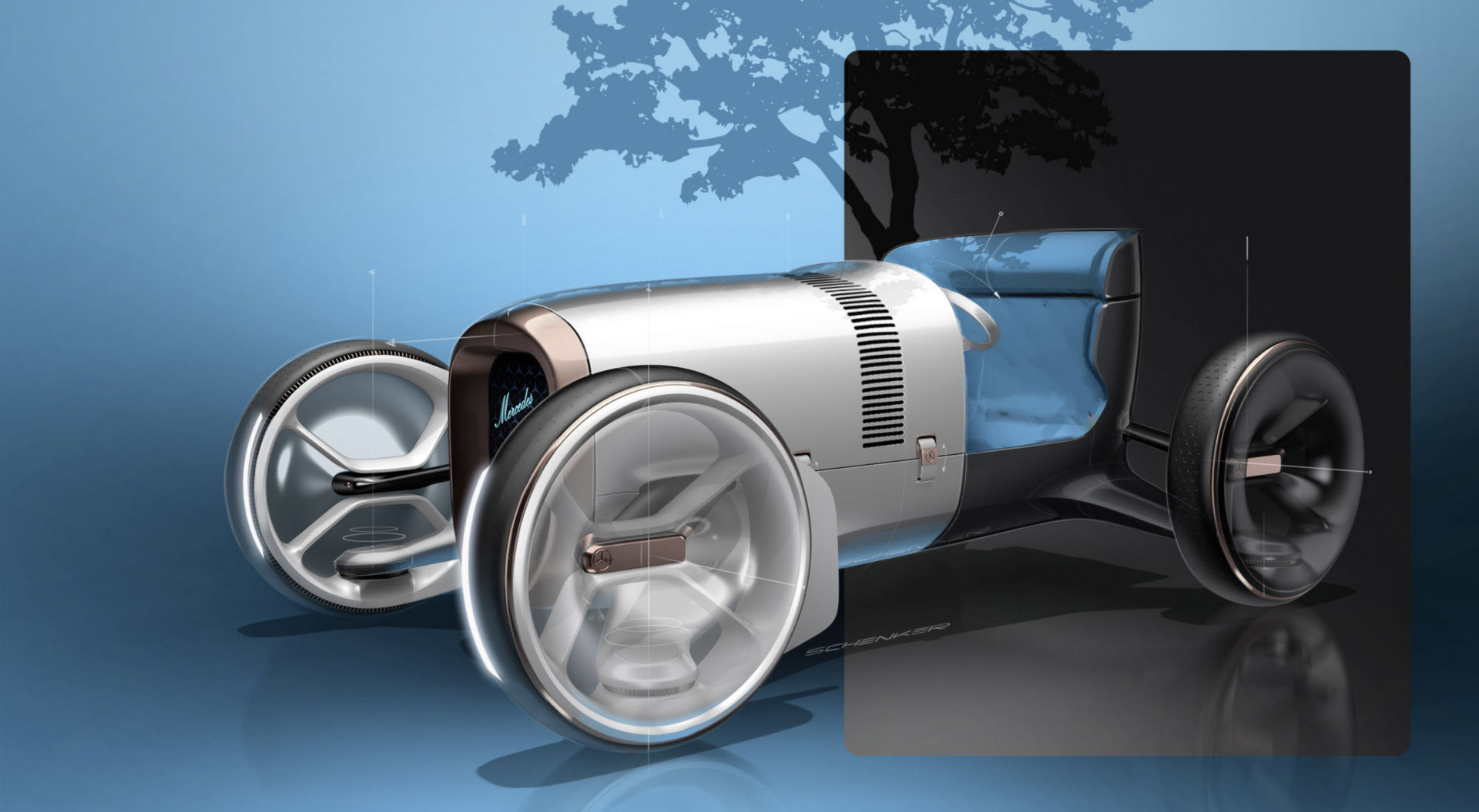 Vision Mercedes Simplex Brings Its Sci-Fi Hot Rod Looks To LA