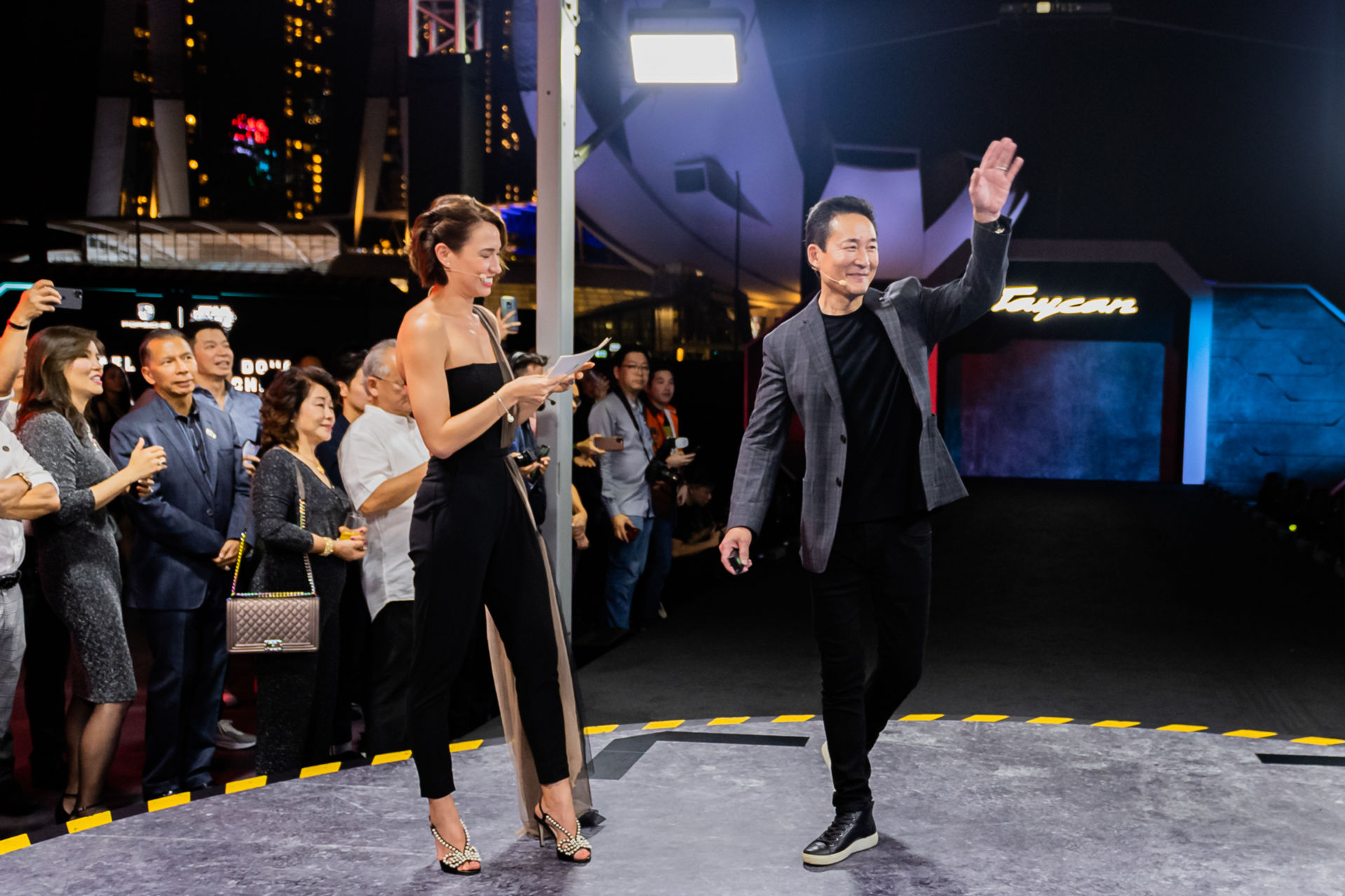 Porsche Taycan Flanked By Stormtroopers At Asia Pacific Launch