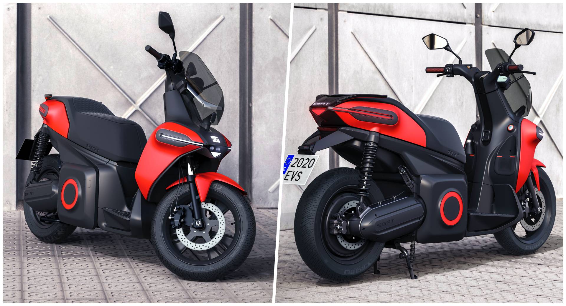 Modsatte jeg er enig Glamour SEAT's New Electric e-Scooter Previews 2020 Production Model With 115Km  Range | Carscoops