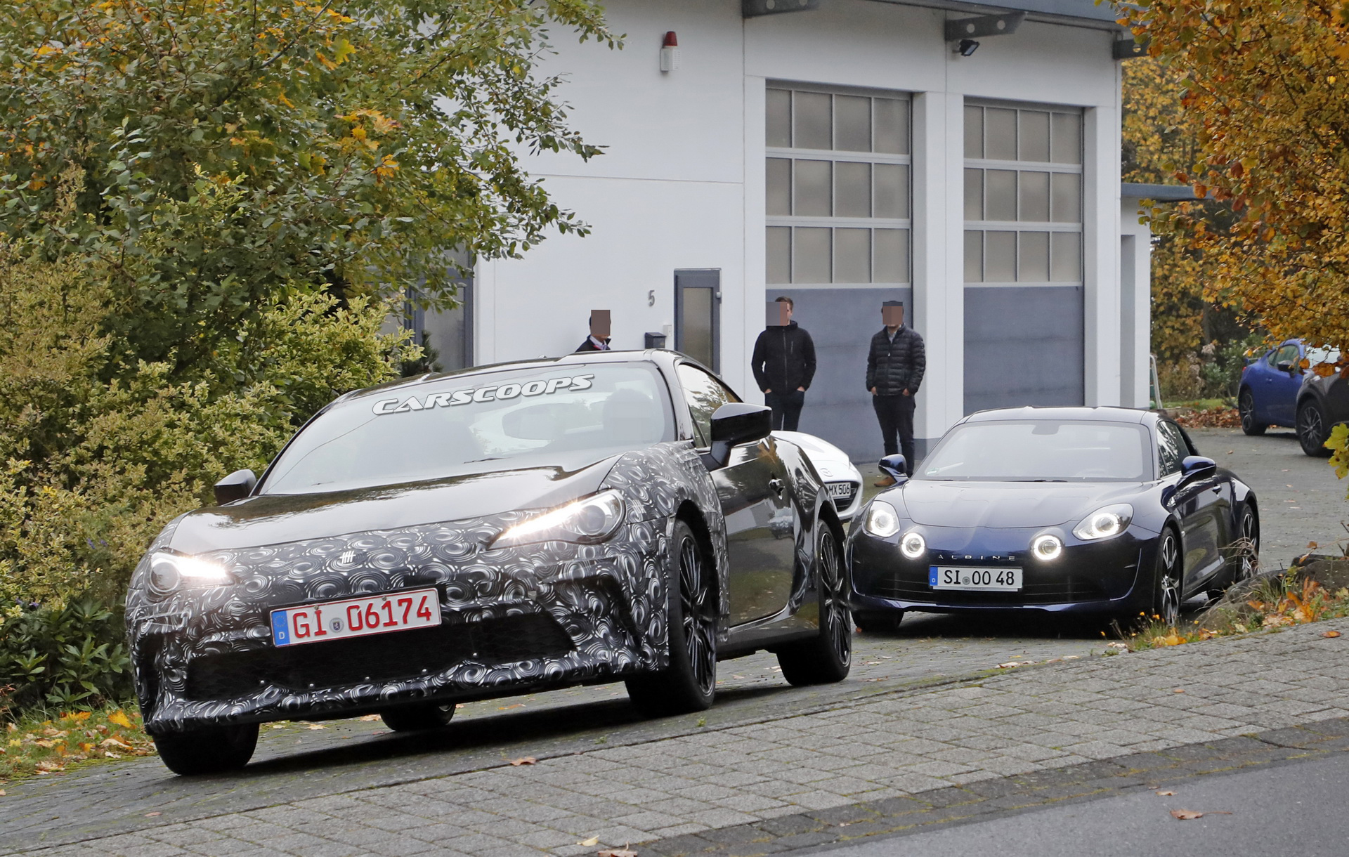 Subaru Caught Testing Mystery BRZ Against Alpine A110 And Mazda MX-5